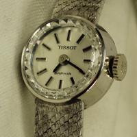 Orologio  vintage " Tissot " in oro bianco