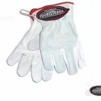 Coppia di Guanti in Pelle con Moschettone