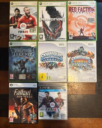 PS3 Xbox wii Pc giochi originali