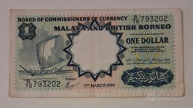 dollaro malese anni 50/60
