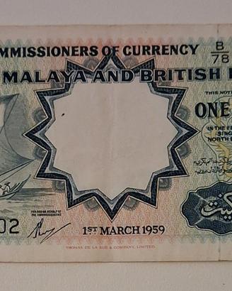 dollaro malese anni 50/60