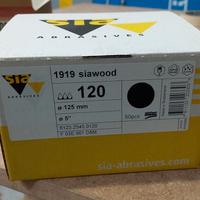 DISCHETTI ABRASIVI 125mm, grana 120mm NUOVI!