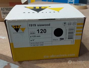 DISCHETTI ABRASIVI 125mm, grana 120mm NUOVI!