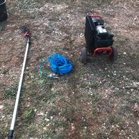 Compressore Honda gc 135 e utensili raccolta olive