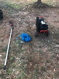 Compressore Honda gc 135 e utensili raccolta olive