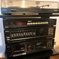 Impianto Stereo HiFi vintage con casse originali