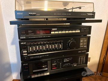 Impianto Stereo HiFi vintage con casse originali