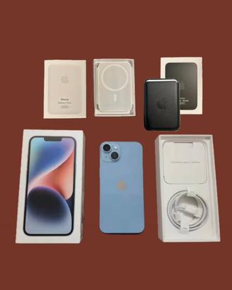 iPhone 14 128 gb eSim+MagSafe Wallet e Battery
