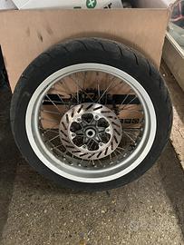 RUOTE COMPLETE ANT. & POST. + FORCELLE APRILIA MX 