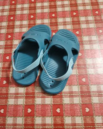 Ciabattine bimbo azzurre taglia 21÷22