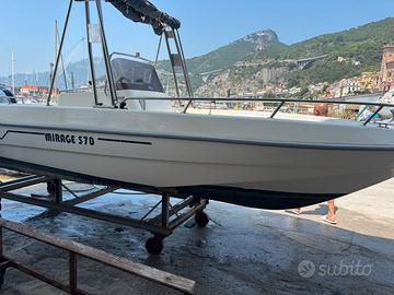 Barca romar pronta all'uso