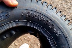 vendi due ruote. piccole. 1 grande usate.  p