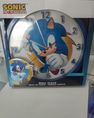 orologio Sonic da parete game gadget figure 
