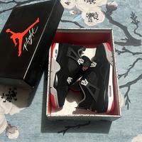 Air Jordan 4 retro rosso, taglia 44