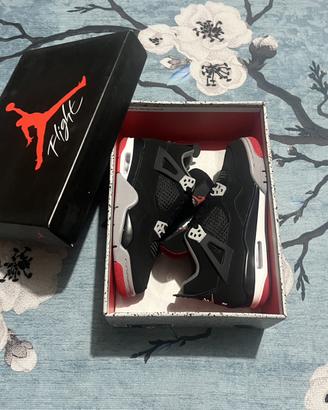 Air Jordan 4 retro rosso, taglia 44