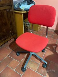 sedia da scrivania senza braccioli