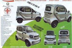 Vettura elettrica 1 posto NO TARGA PATENTE ASSICUR