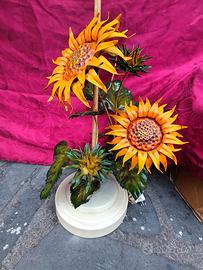 Antica Lampada floreale anni 70 !!!