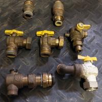 Set rubinetti/raccordi gas caldaia