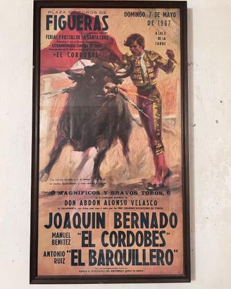 Quadro Locandina vintage El Cordobes