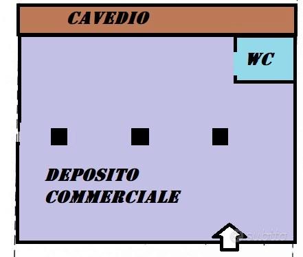 Locale uso deposito per investimento