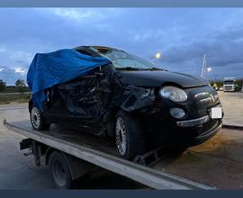 Fiat 500 2010 sinistrata/incidentata