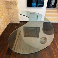 Scrivania design in vetro