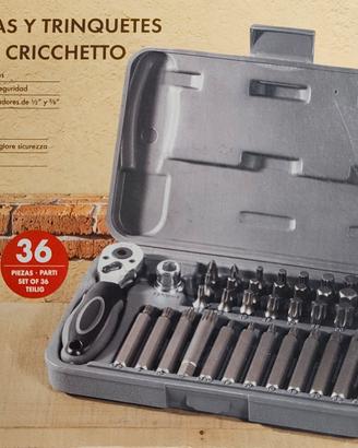 Set Inserti e Cricchetto Powerfix 36 pz - Nuovo