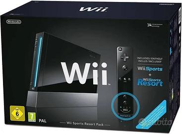 Console Nintendo Wii edizione nera prezzo trattab