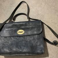 BORSA in pelle tipo” postino” - VINTAGE