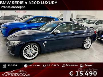 Bmw serie 4 420d Coupé Luxury FINANZIABILE