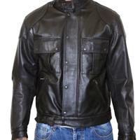 Giubbotto Belstaff Giacca Uomo Vera Pelle Nero