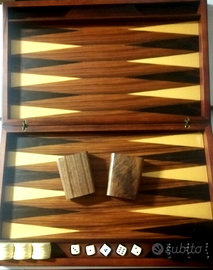Set di Backgammon Deluxe in radica BI-ASS giochi