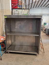 scaffale professionale in acciaio inox