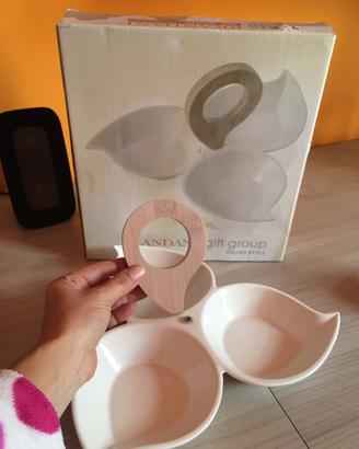 Antipastiera brandani nuova con scatola