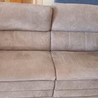 Divano 3 posti con schienale reclinabili