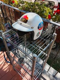 casco in fibra di vetro AGV  anni 70"