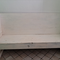 Panca artigianale da cucina in legno