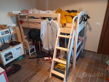 Letto da Camera Per Ragazza Con Scaletta. Utilissi