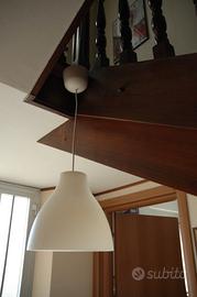 Ikea MELODI Lampada a sospensione, bianco, 28 cm