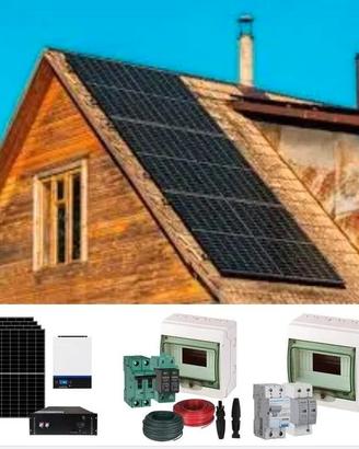 kit 3 kw batt 2,5 kw autonomo senza pratica Enel