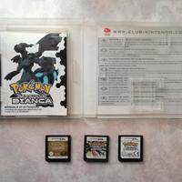 Lotto Pokemon Bianco + Heart Gold + Platino DS ITA