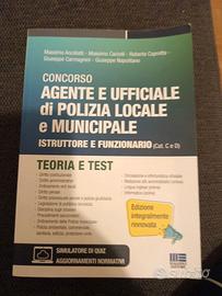 Libro concorso agente e ufficiale polizia locale e