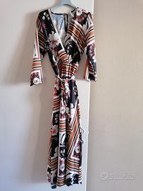 Vestito floreale lungo