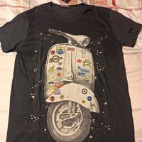 t-shirt nuova Heyboy taglia L con stampa vespa