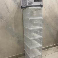 Shoe rack verticale, 6 ripiani, porta scarpe, tras