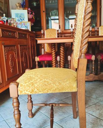 Tavovo in legno composto da 6 sedie  TRATTABILE!!!