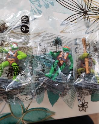 3 Action Figure Tartarughe Ninja Burger King 2026 