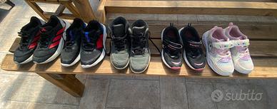 Scarpe varie bambino e bambina