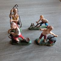 statuine presepe lotto set 4